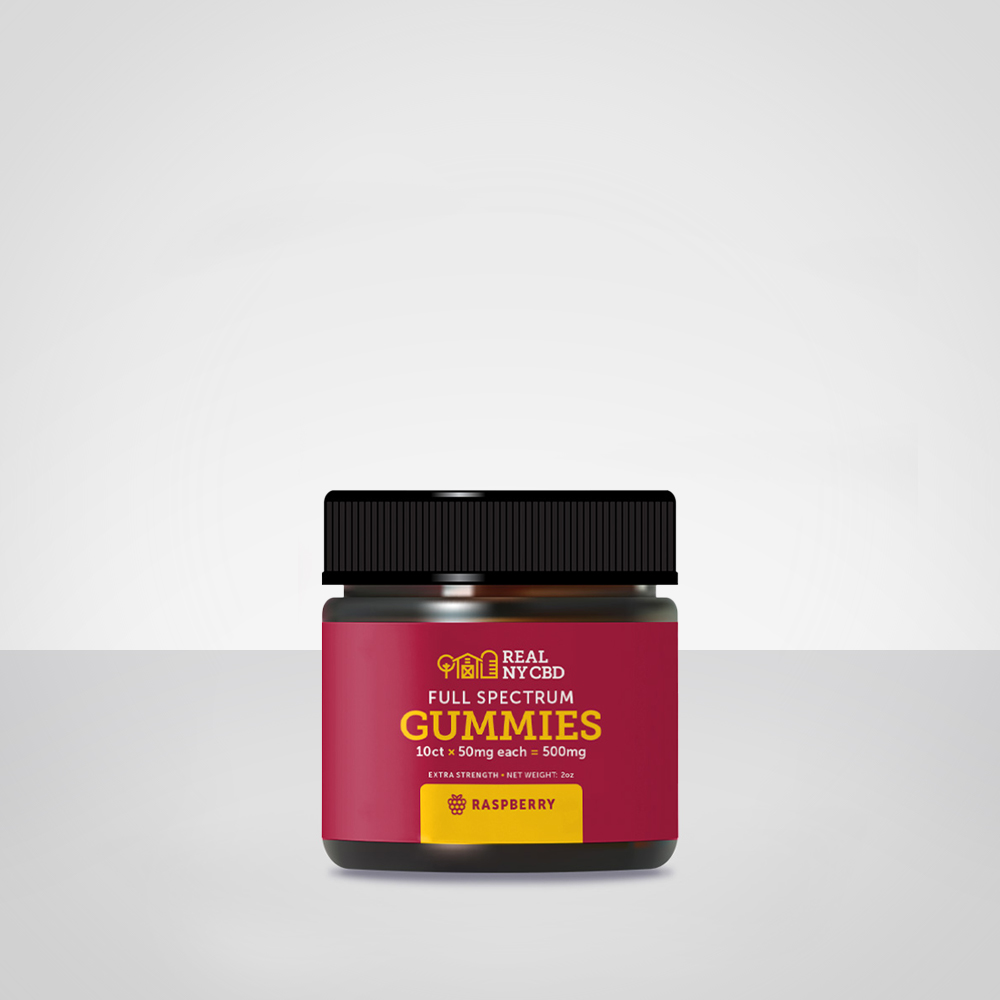 Full Spectrum 10ct Raspberry CBD Gummies